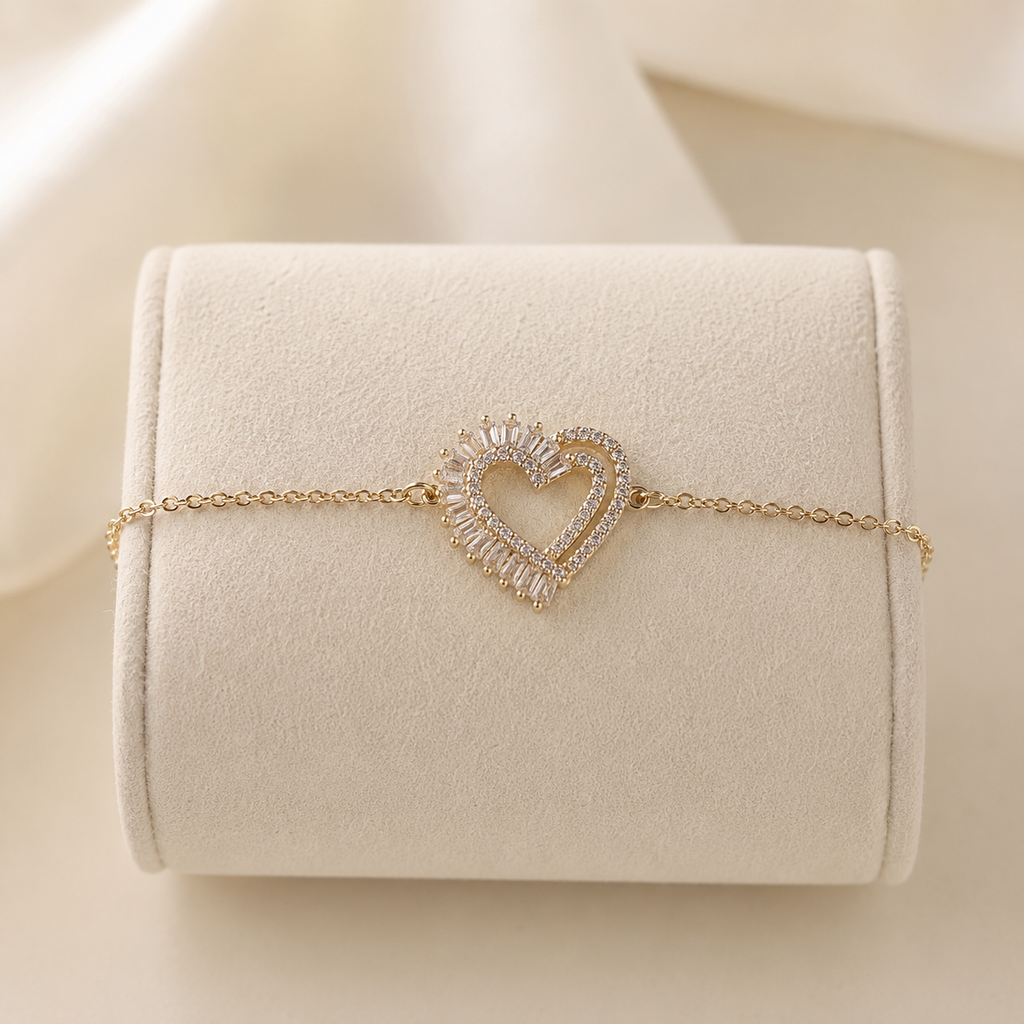 Valerie Heart Bracelet