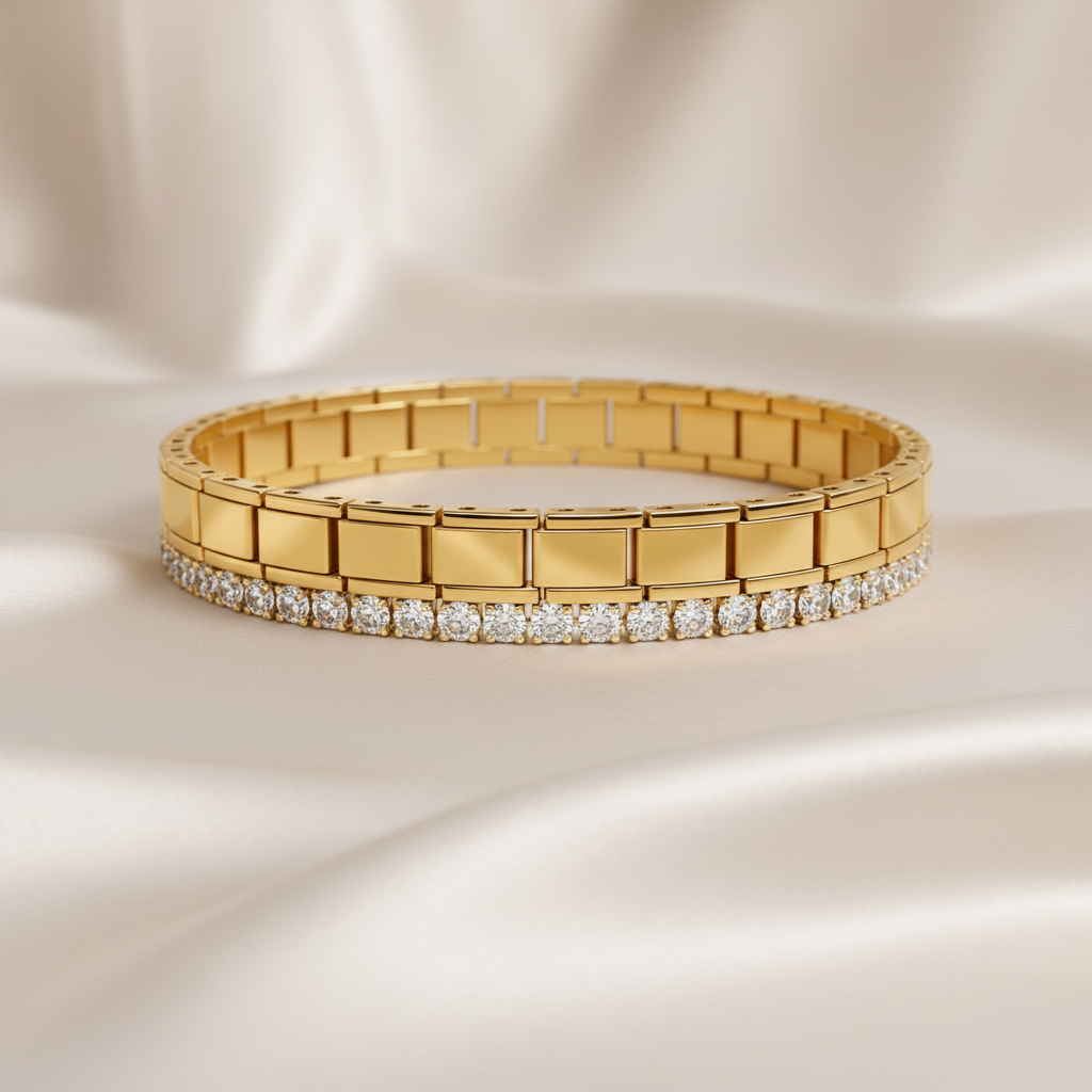 Gold Diamond Bracelet - Variation 2