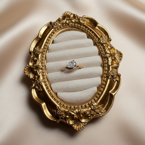 Ring in Gold Frame HD