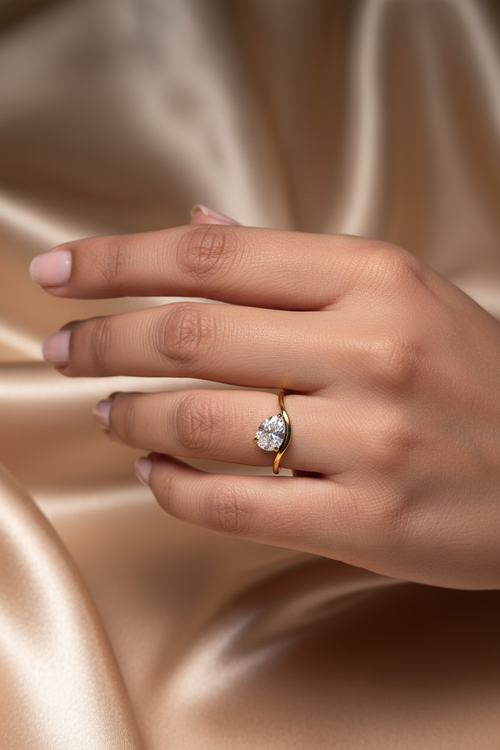 Ring on Model Hand