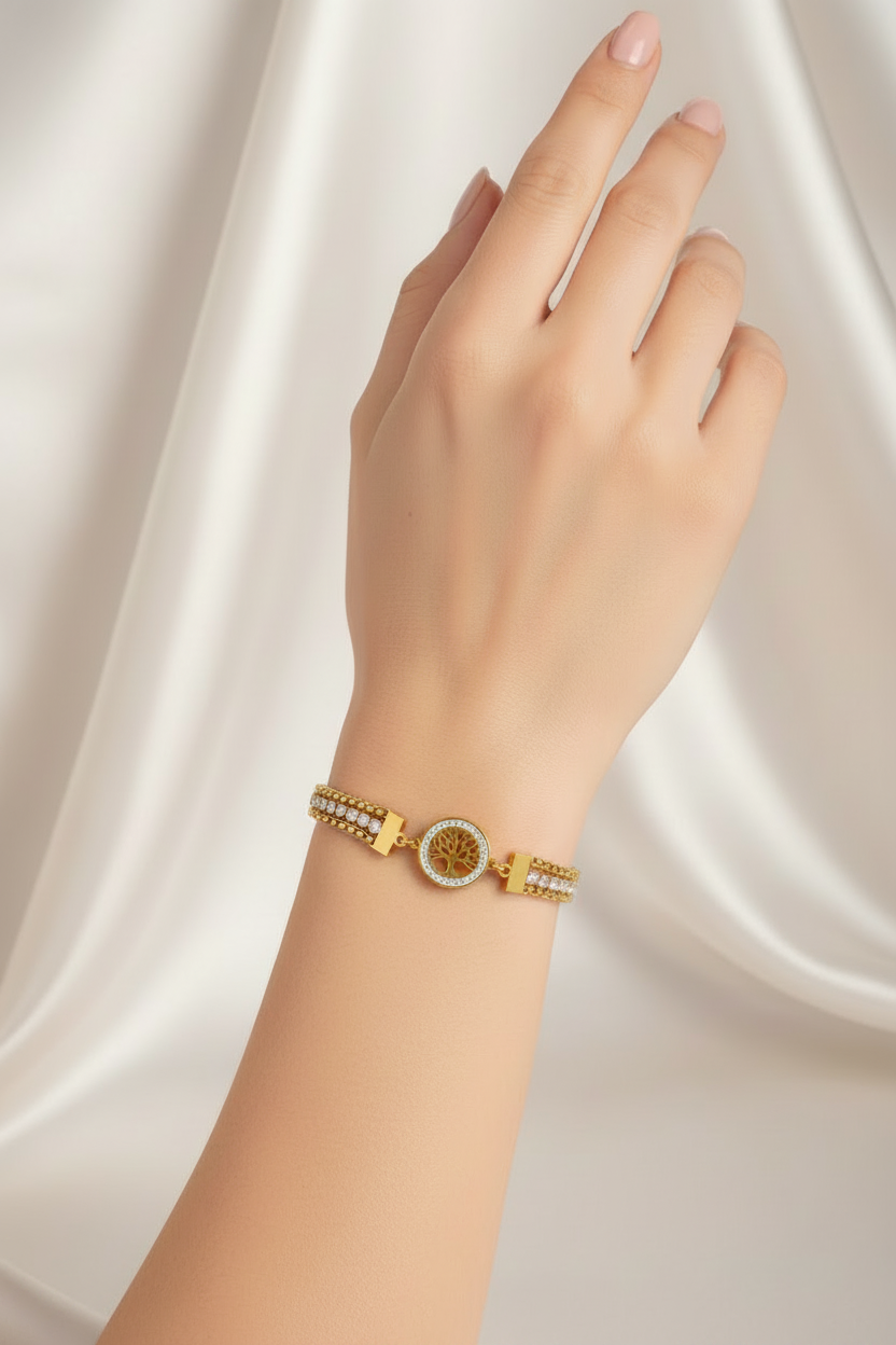 Tree of Life Bracelet – On Wrist Ultra HD